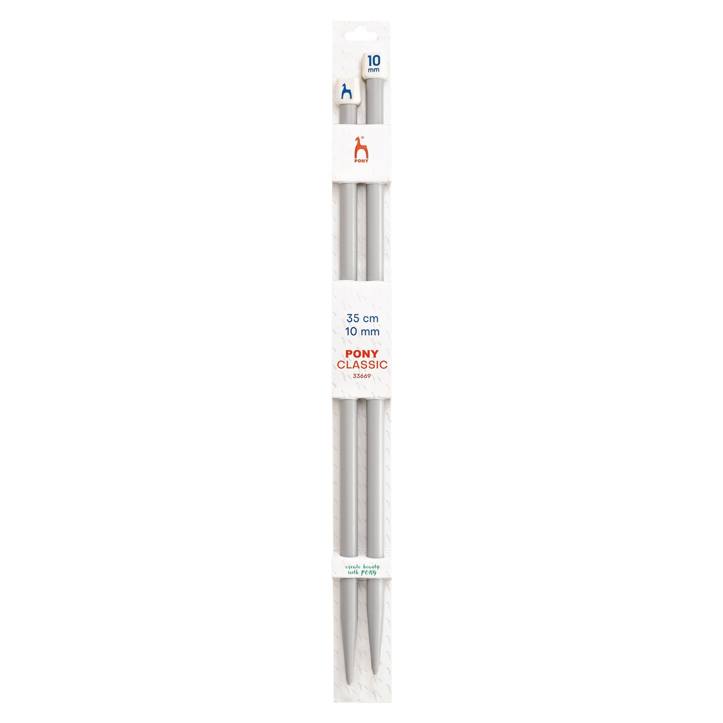 Pony Classic Single-Ended Knitting Pins: Size 2mm - 12mm