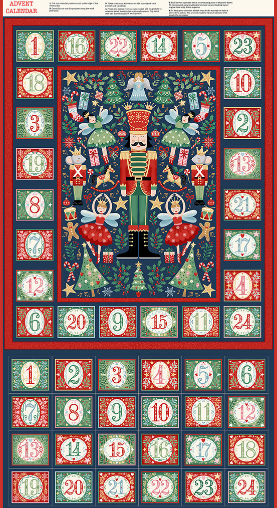 Nutcracker Advent Panel