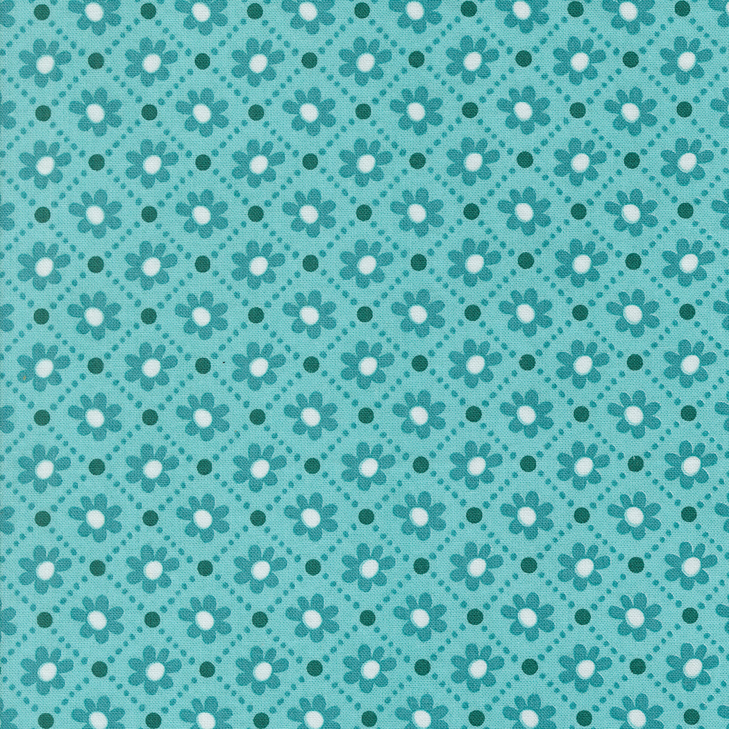 Geo Flower - Blue