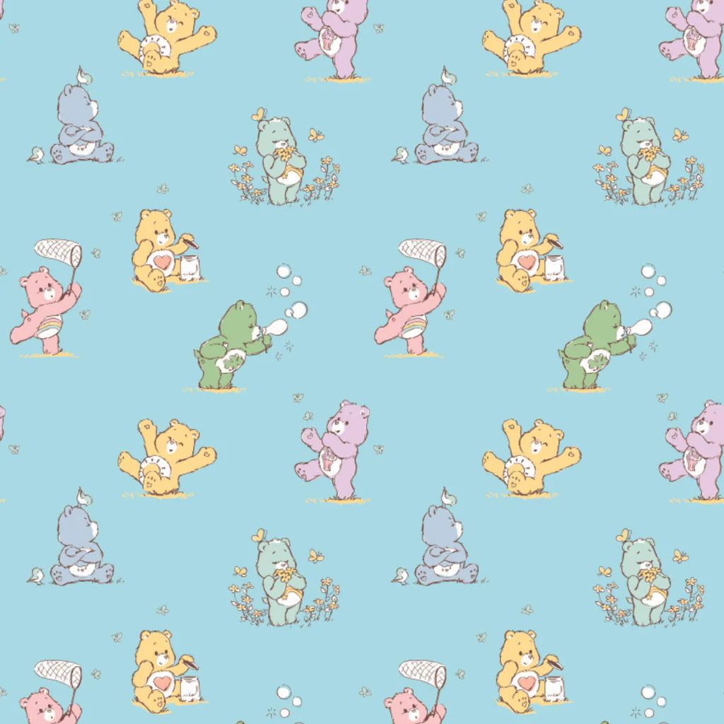 Playful Care Bears - Flannel