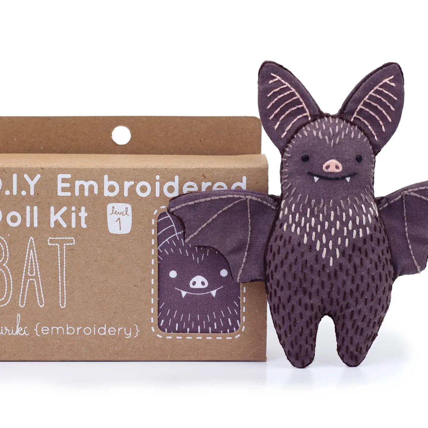 Bat Embroidery Kit