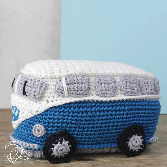 Blue Retro Van - Crochet Kit