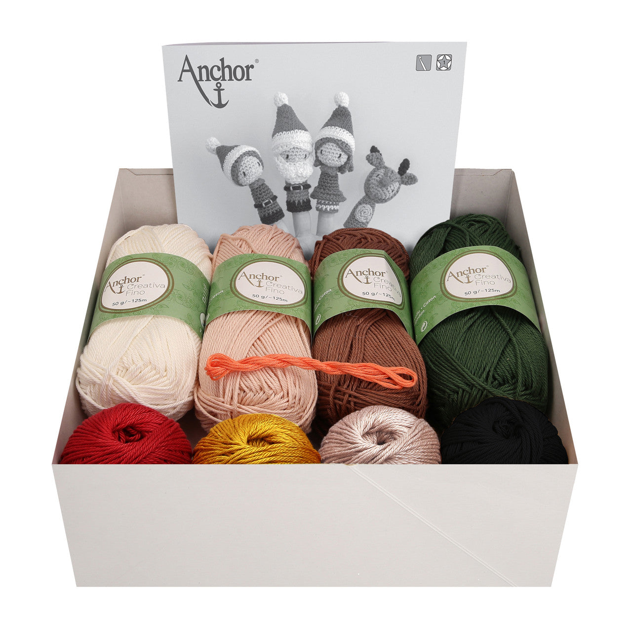 Crochet Kit: Creativa: Amigurumi: Santa's Village Finger Puppets