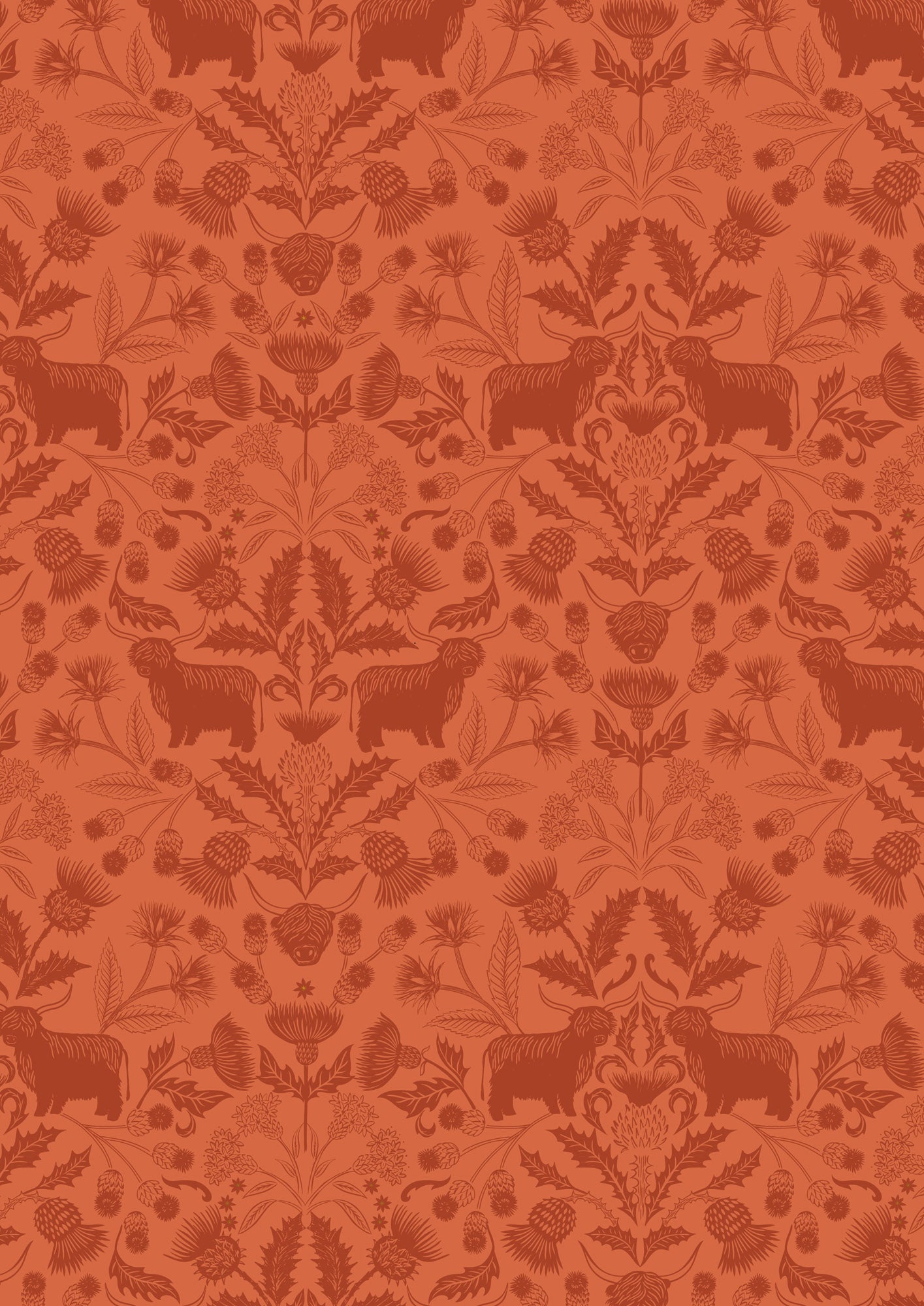 Highlands on highland orange