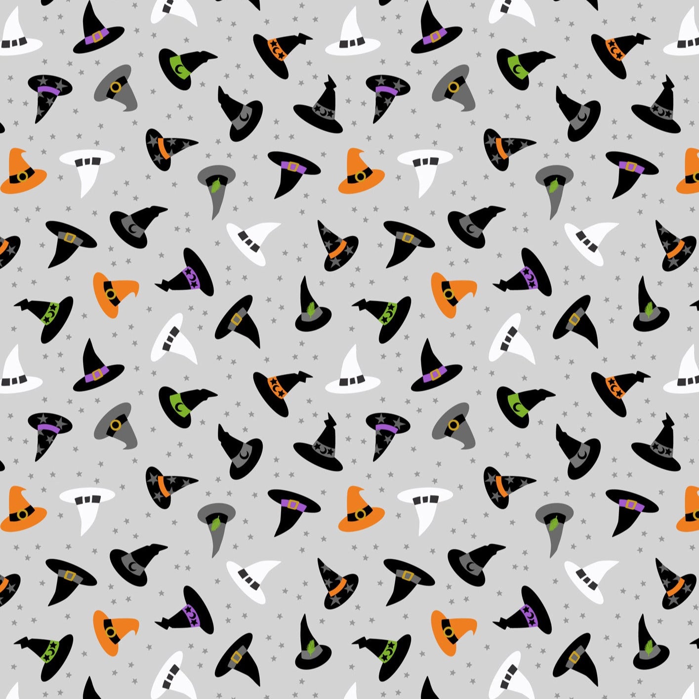 Witches hats on ghostly grey
