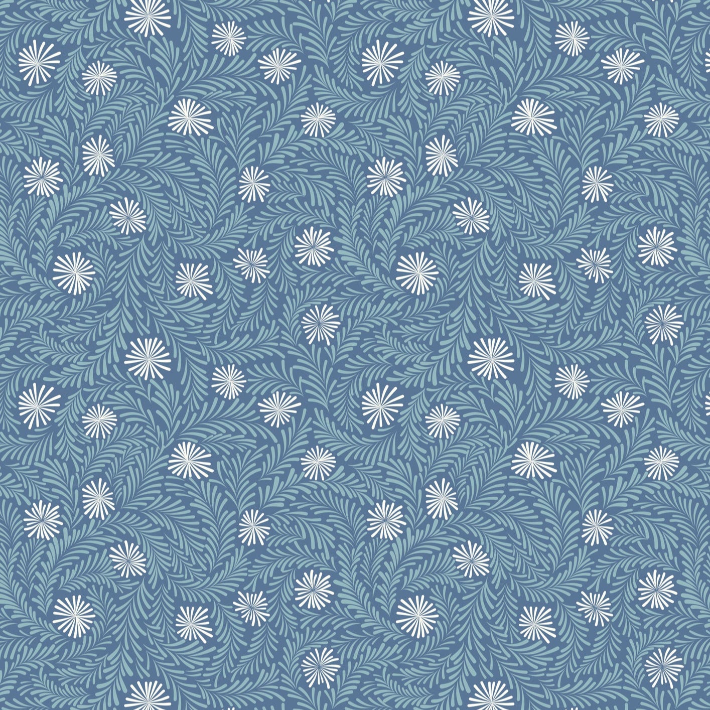 Frosty ice on mid blue with pearl