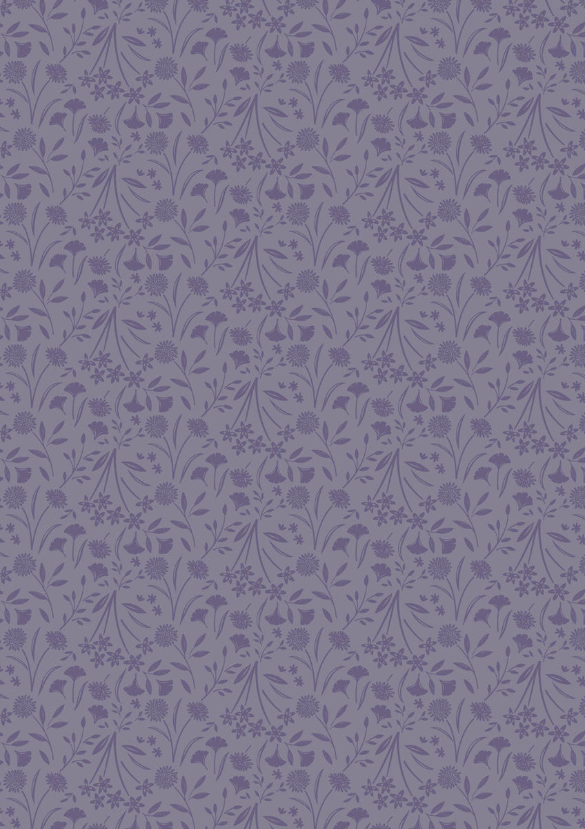 Floral Dusk - Dusky Purple