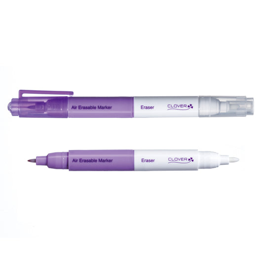 Fine Tip Fabric Marker with Eraser: Air Erasable