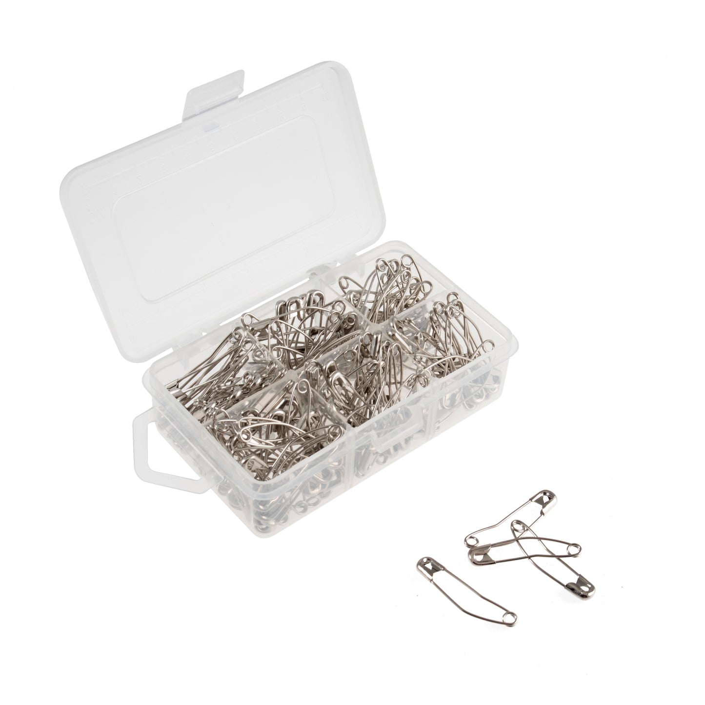 Curved Safety Pins: 38mm: 150 Pieces