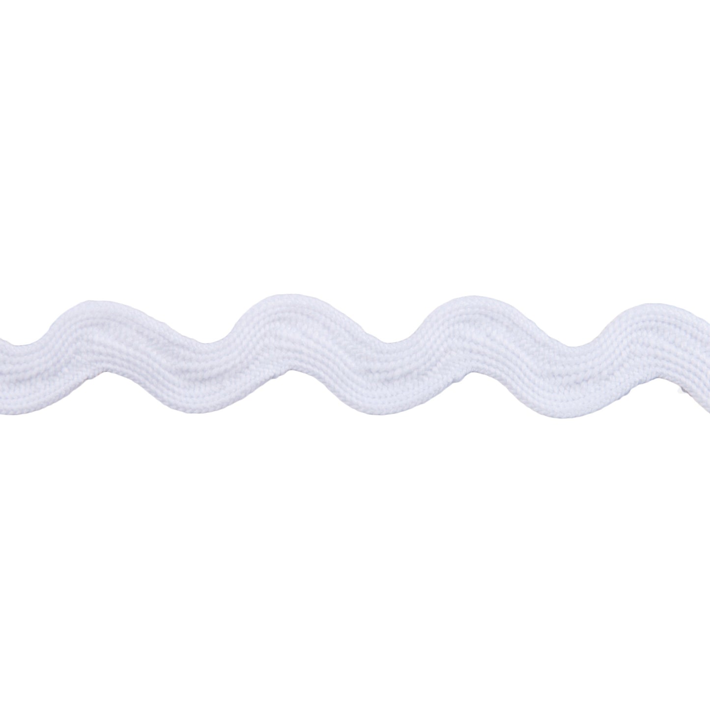 Ric Rac: White: 14mm