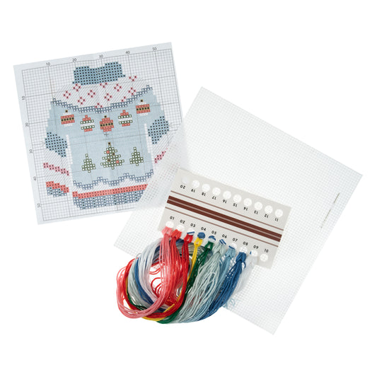 Mini Counted Cross Stitch Kit: Christmas Jumper