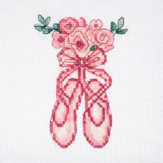 Mini Counted Cross Stitch Kit: Ballet