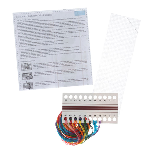 Counted Cross Stitch Bookmark Kit: Floral Books