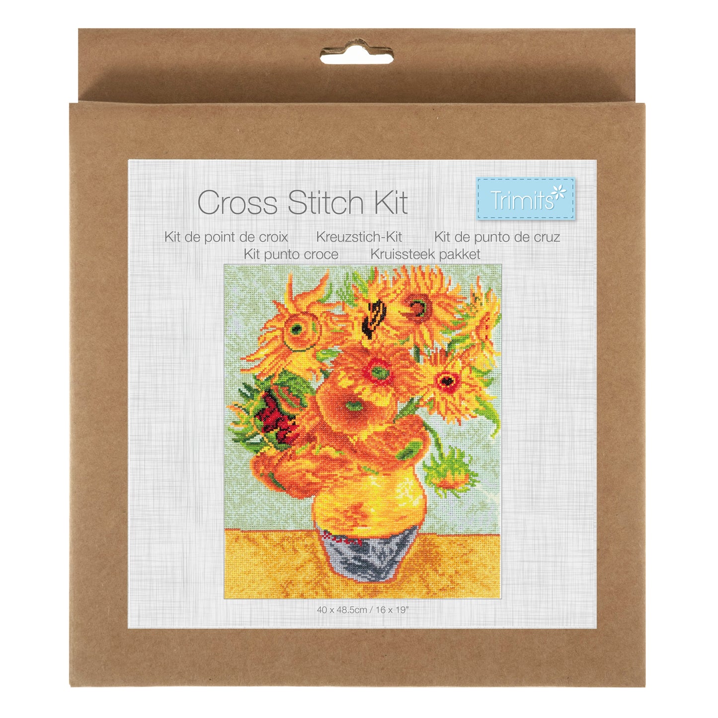 Large Counted Cross Stitch Kit: Autumn Bloom