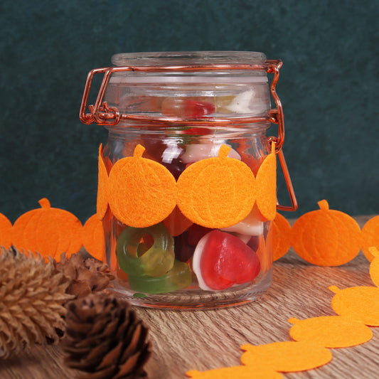 Felt Pumpkin Trim: 35mm Wide