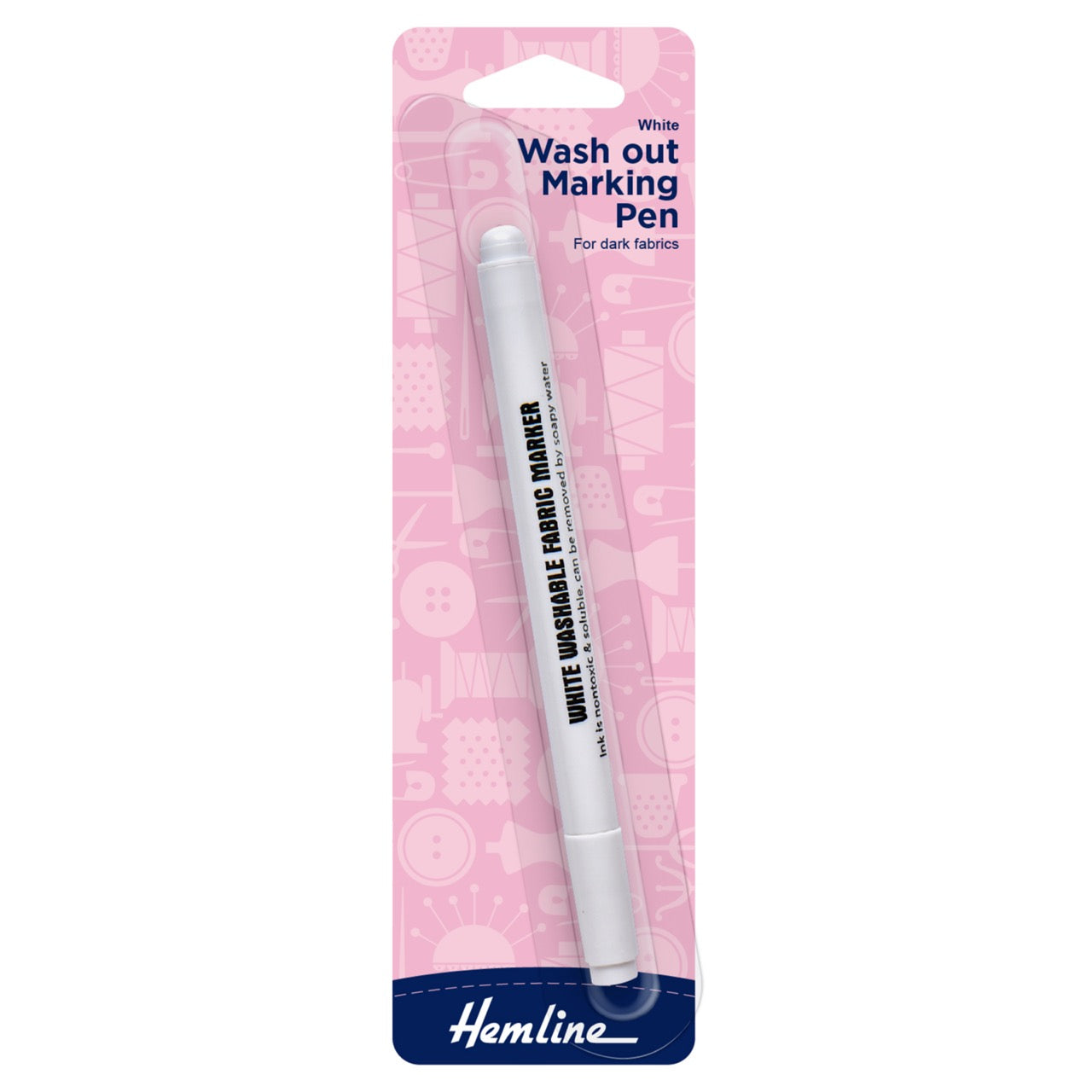 Water Soluble Pen: White