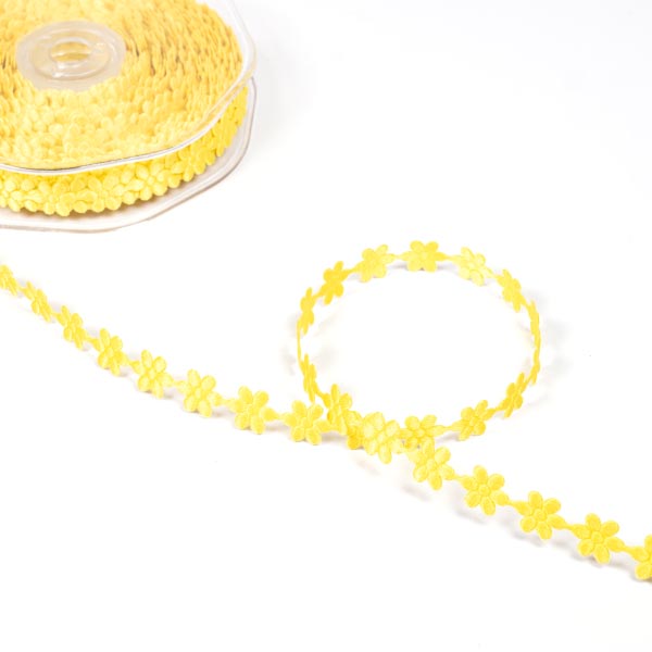 Yellow Daisy Trim - 10mm