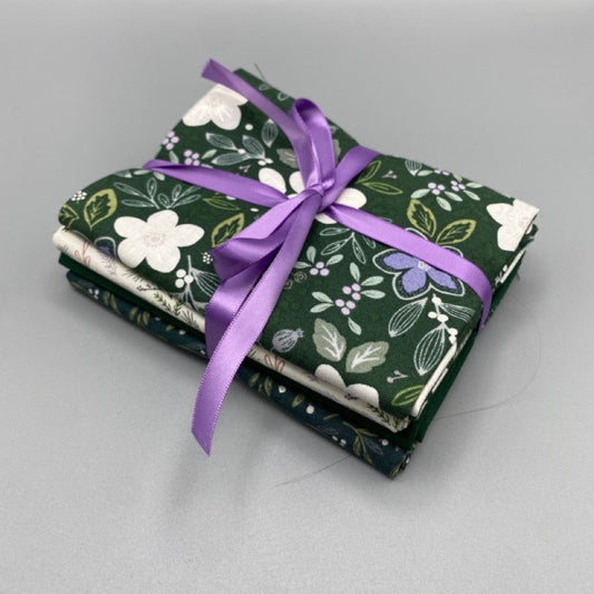 Winters Garden - Dark Green Fat Quarter Bundle