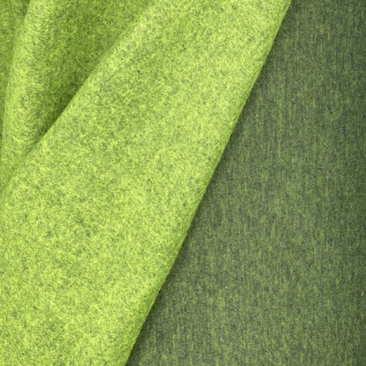 Bottle Green - Sweat Melange Brushed