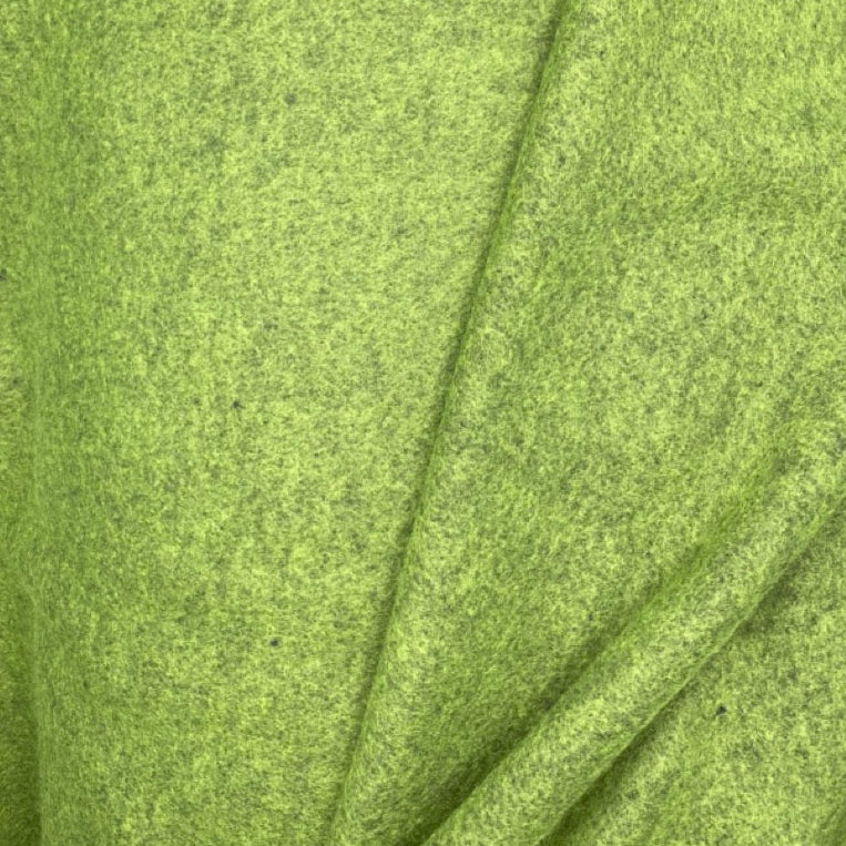 Bottle Green - Sweat Melange Brushed