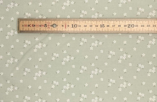 Flowerets - Pale Sage Green