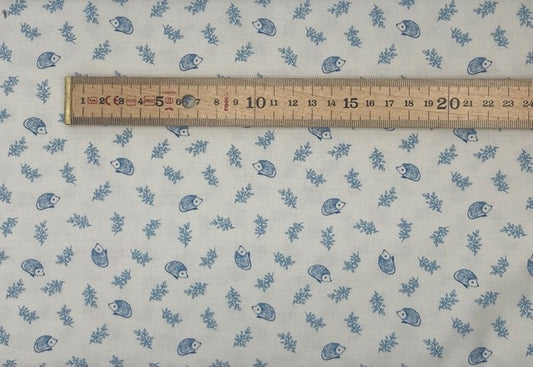 Little hedgehog on cream