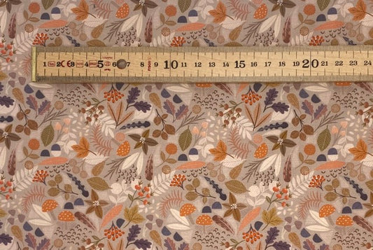 Nature treasures on mushroom