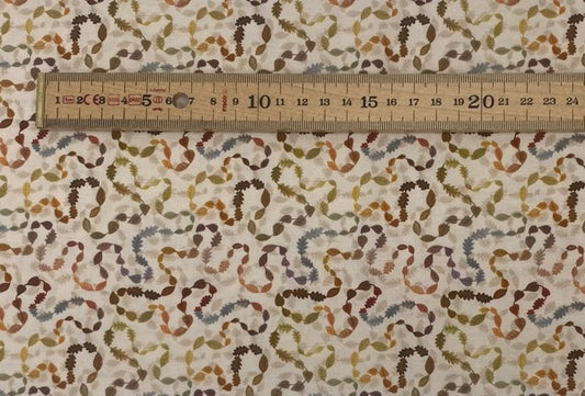 Leafy trail on cream