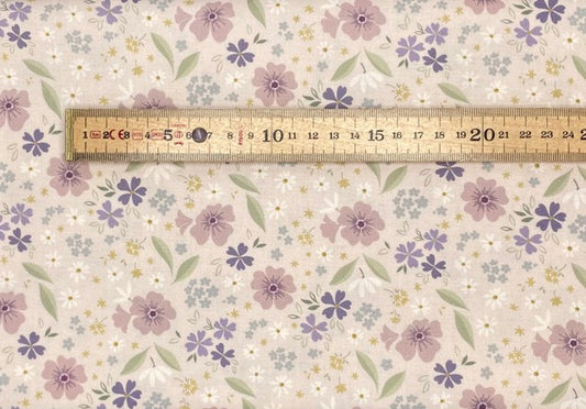 Floral Art on light pink