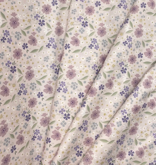 Floral Art on light pink