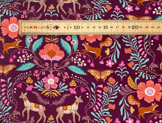 Wild Folk – Deer Damask