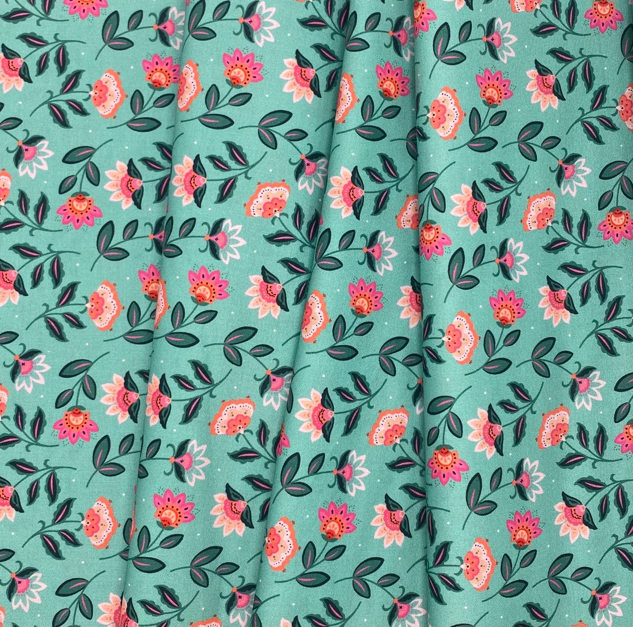 Indian Summer - Teal Flower