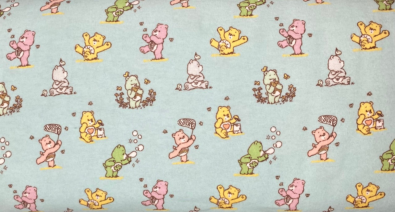 Playful Care Bears - Flannel