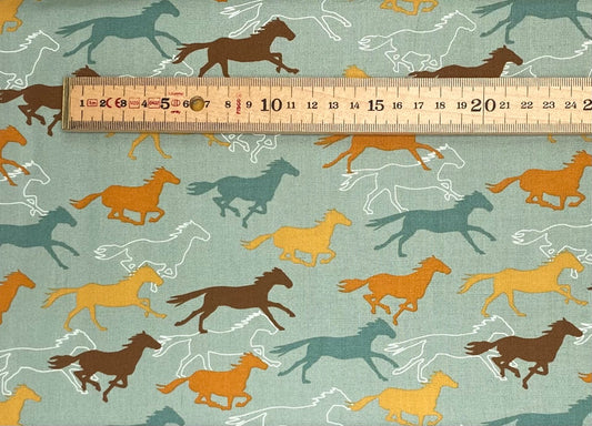 Galloping Horses - Blue