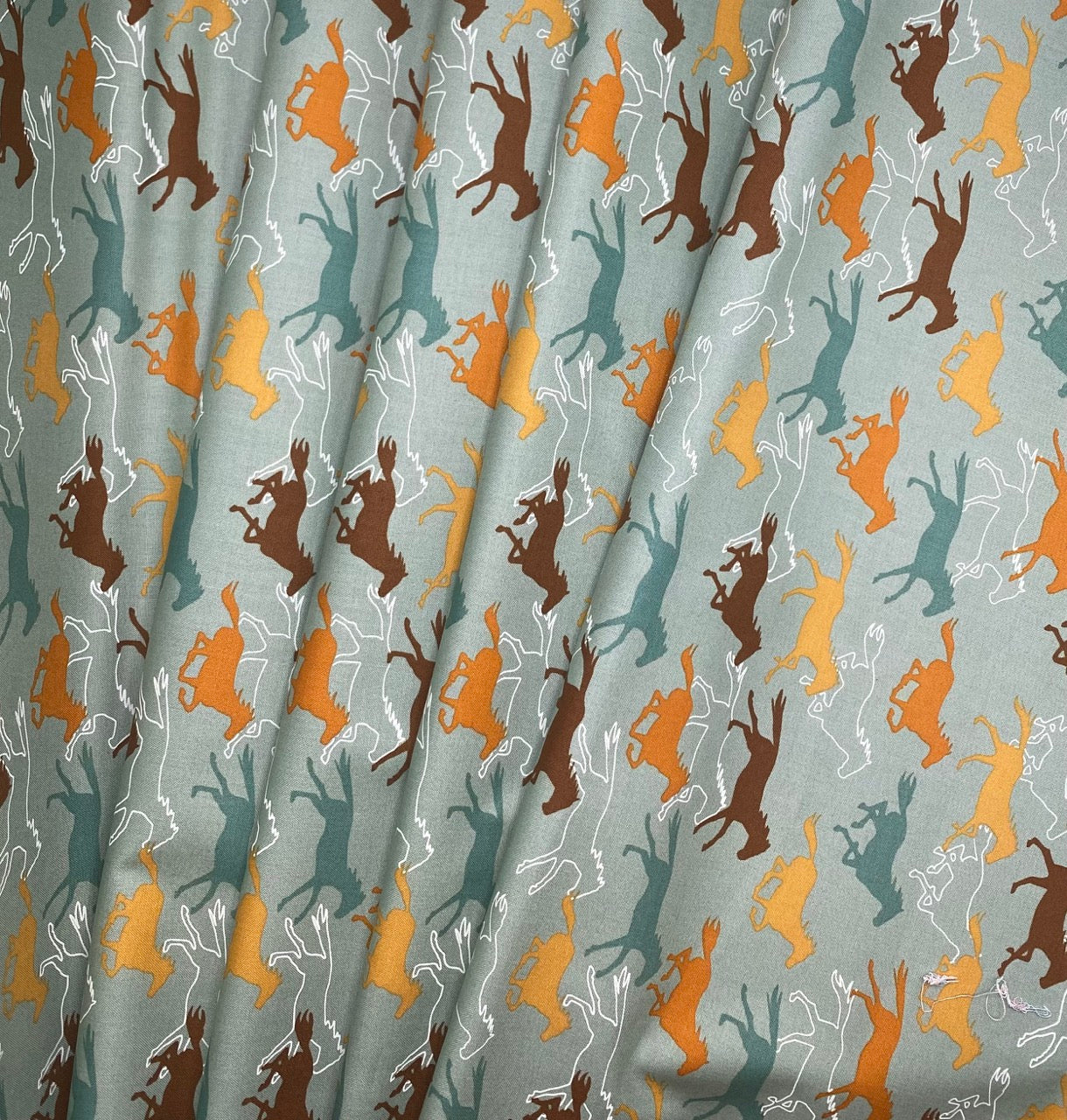 Galloping Horses - Blue