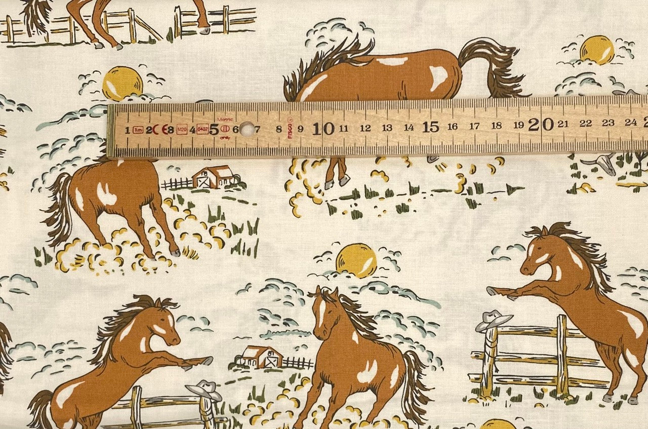 Wild Horses - White