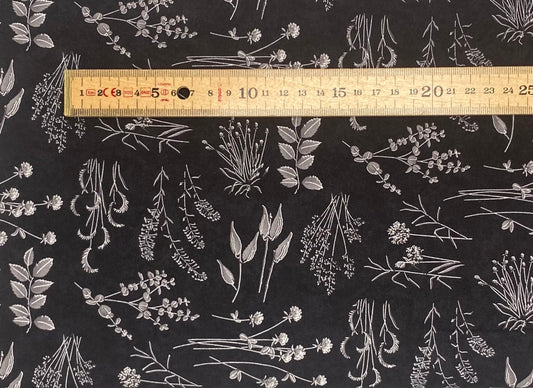 Flower silhouette - Black