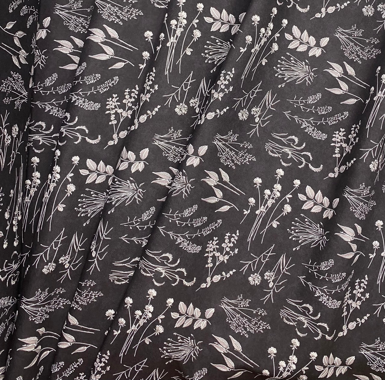 Flower silhouette - Black