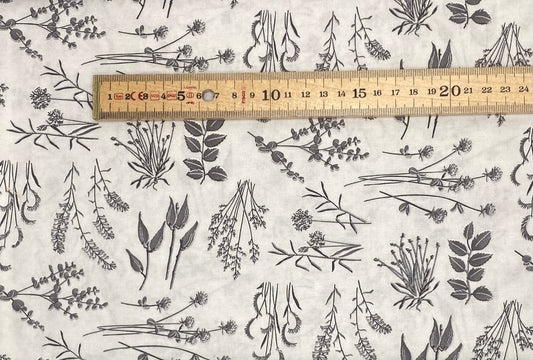 Flower Silhouette - Grey