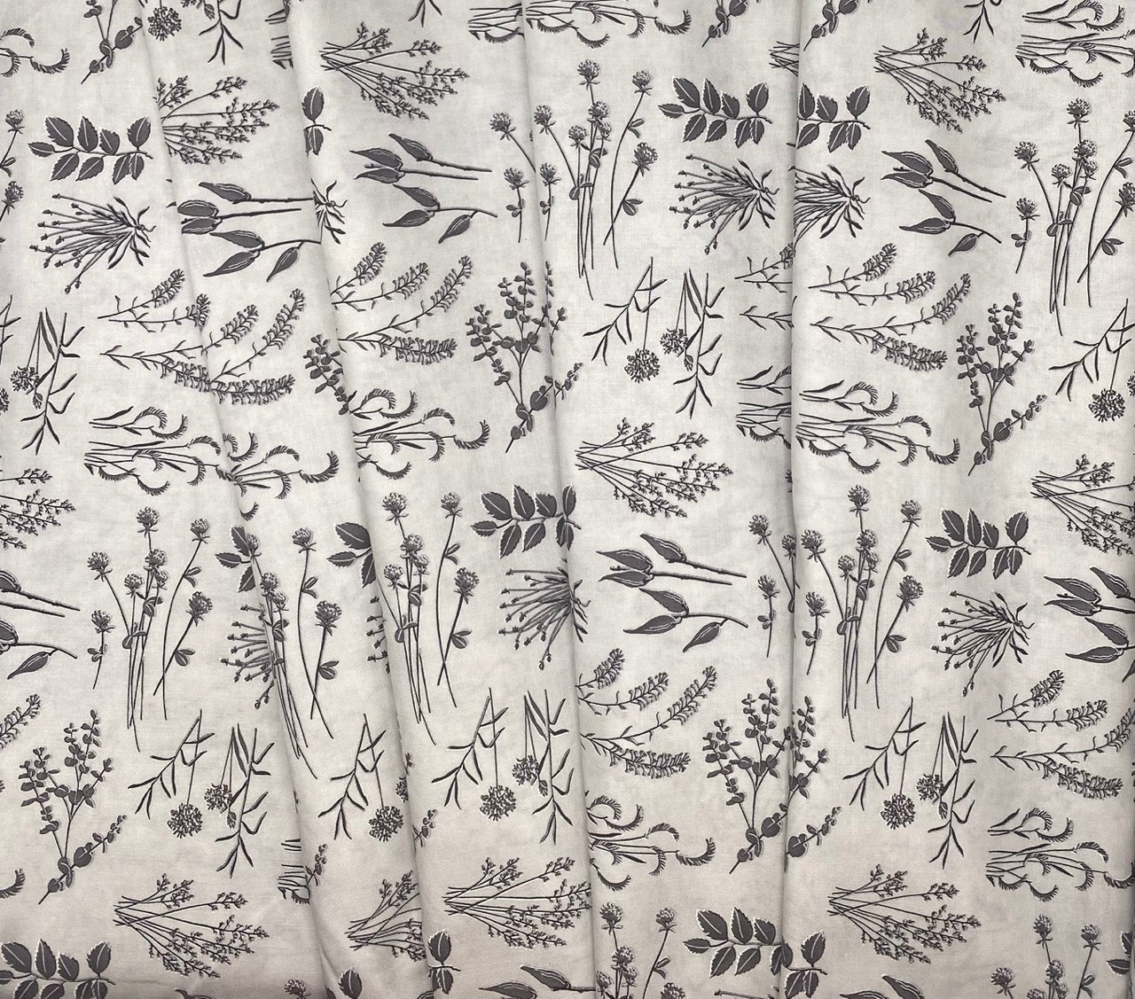 Flower Silhouette - Grey