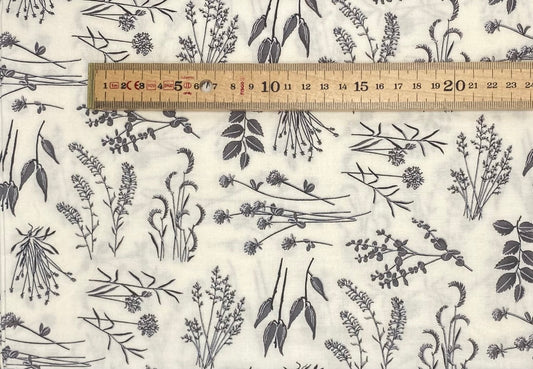 Flower Silhouette - White