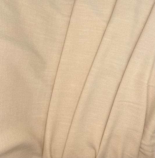 Cream - Viscose Linen Mix