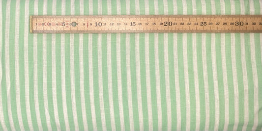 Mint Stripe Linen