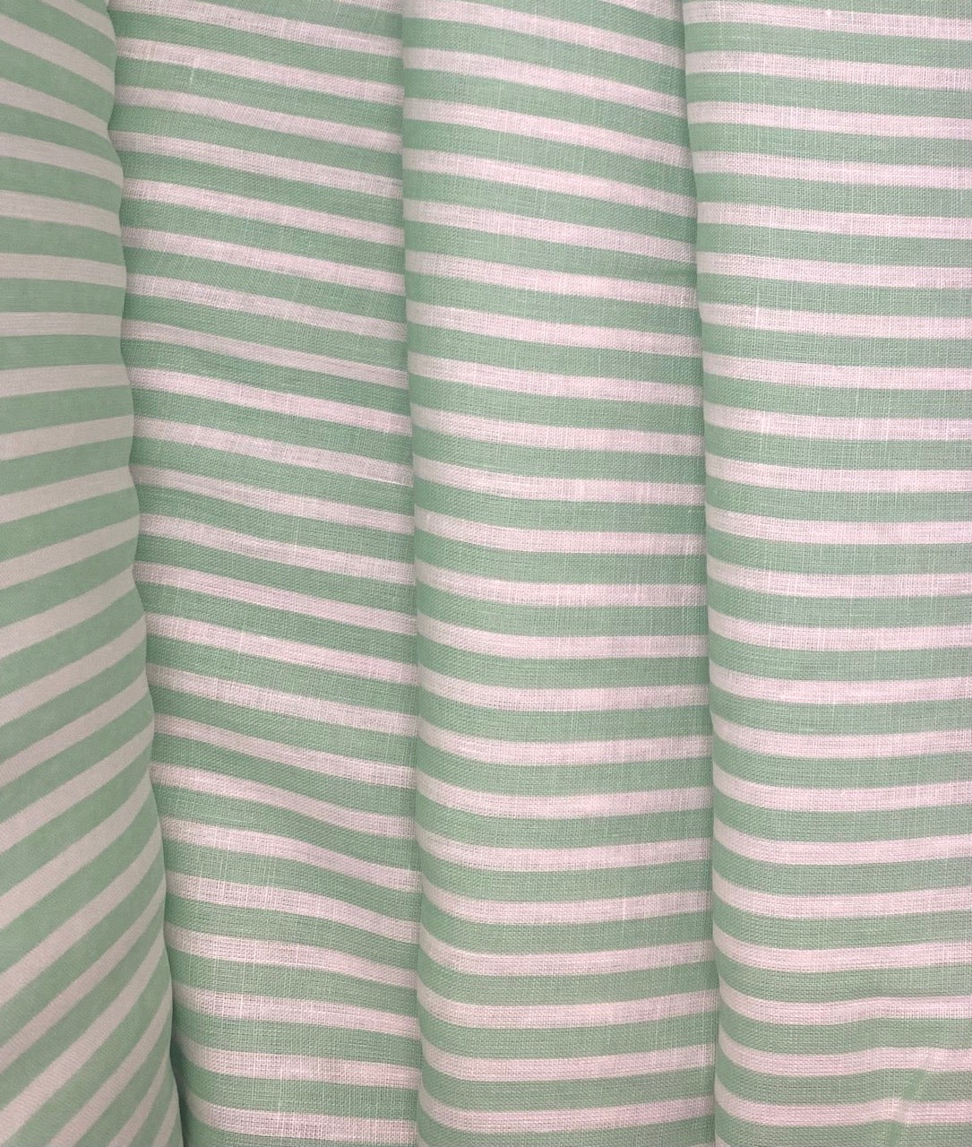 Mint Stripe Linen