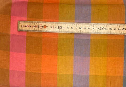 Party Dress Plaid -Rose