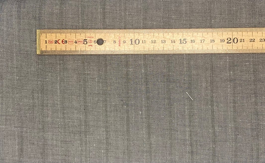 Grey Herringbone - Linen Viscose Mix