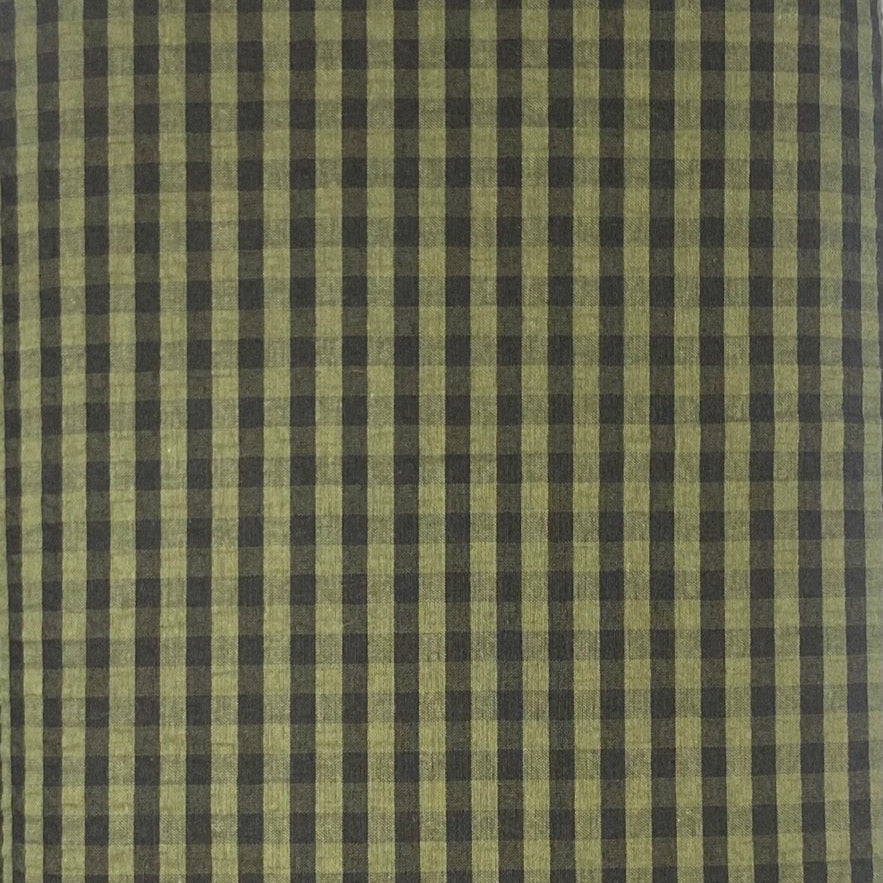 Rowan Gingham Seersucker - Moss