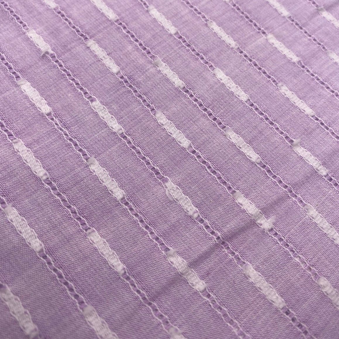 Lilac Cotton Viscose Mix