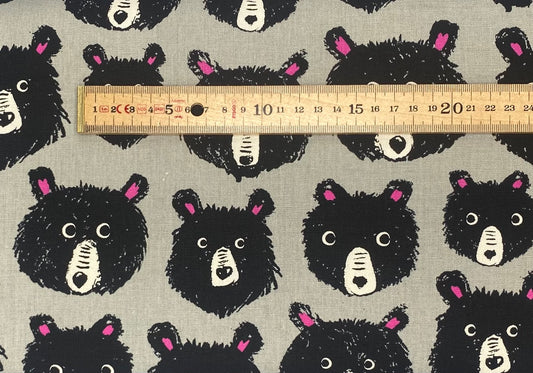 Teddy and the Bears Canvas - Steel