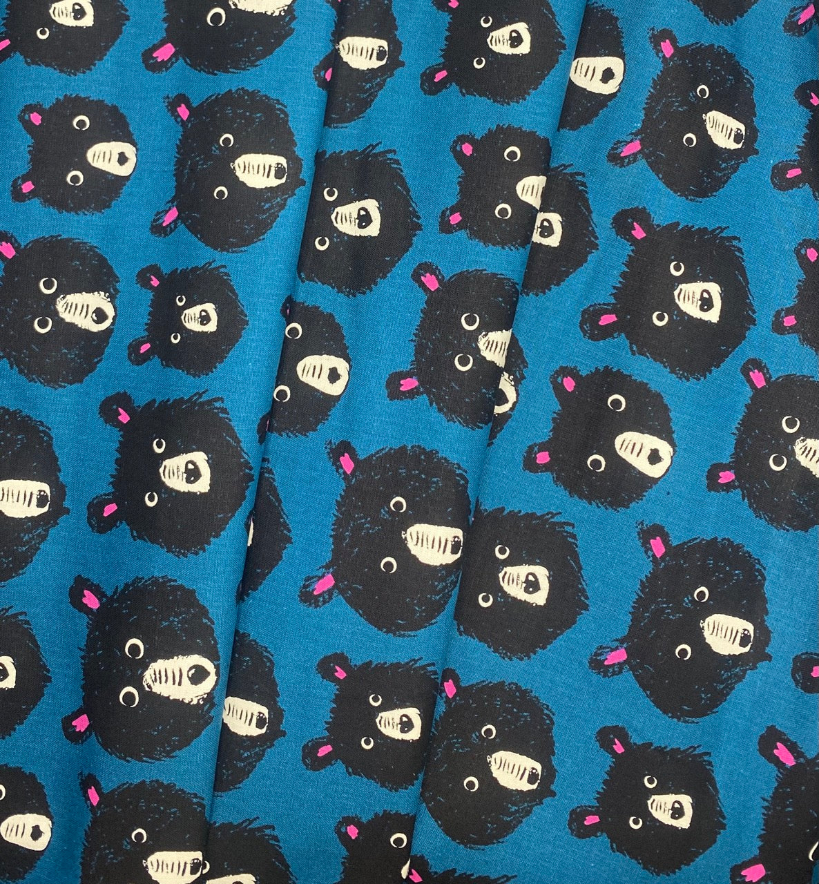 Teddy and the Bears Canvas - Teal